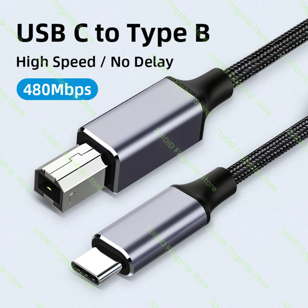 كابل USB نوع C لطابعة MacBook Pro