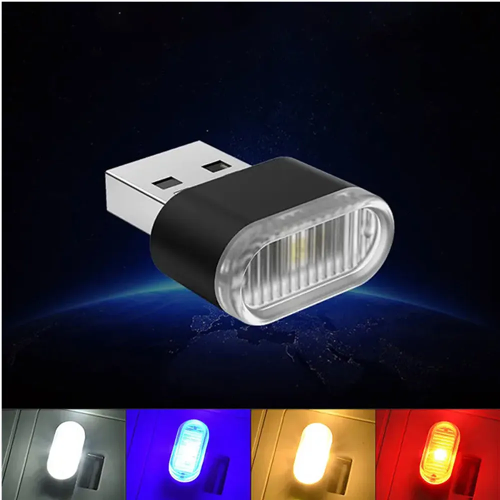 أضواء داخلية نيون للسيارة بتقنية USB