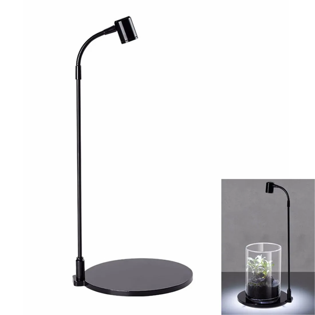 مصباح LED للنباتات الداخلية مع حامل مرن