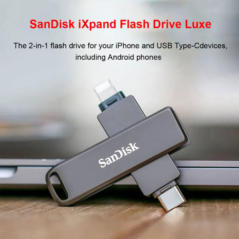 محرك فلاش SanDisk iXpand 2 في 1
