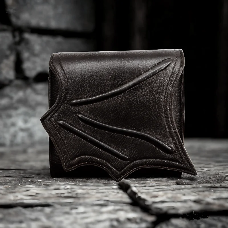 Vegan Gothic Bat Wing Wallet Clutch