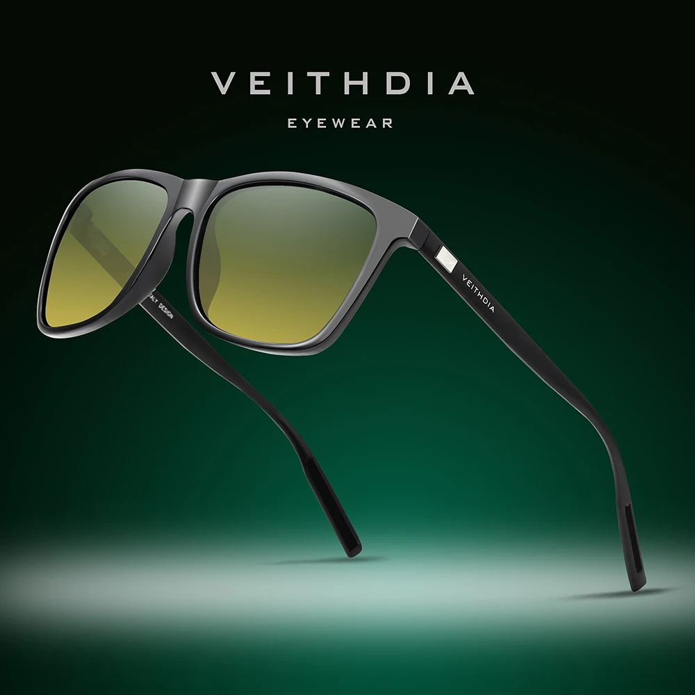 VEITHDIA Vintage Polarized Pilot Sunglasses