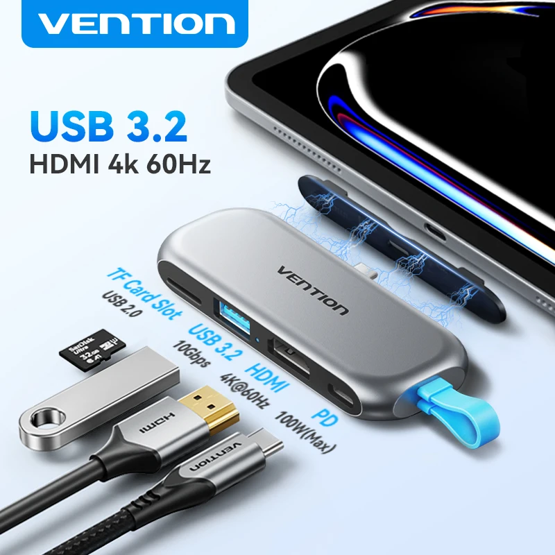 محطة إرساء USB 3.2 4 في 1