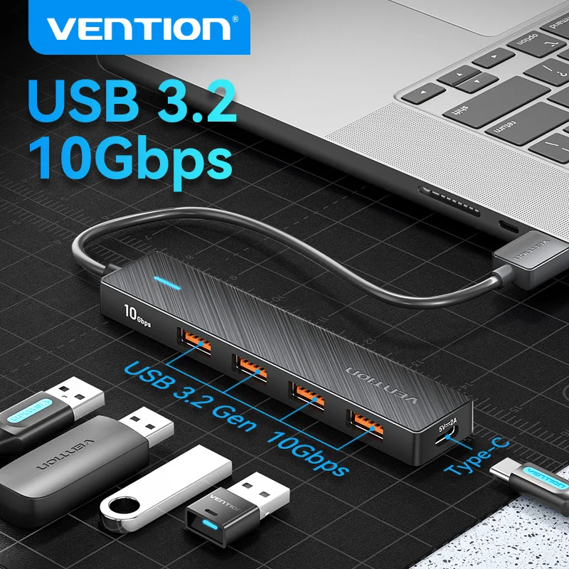 موزع USB 4 منافذ من فينتشن