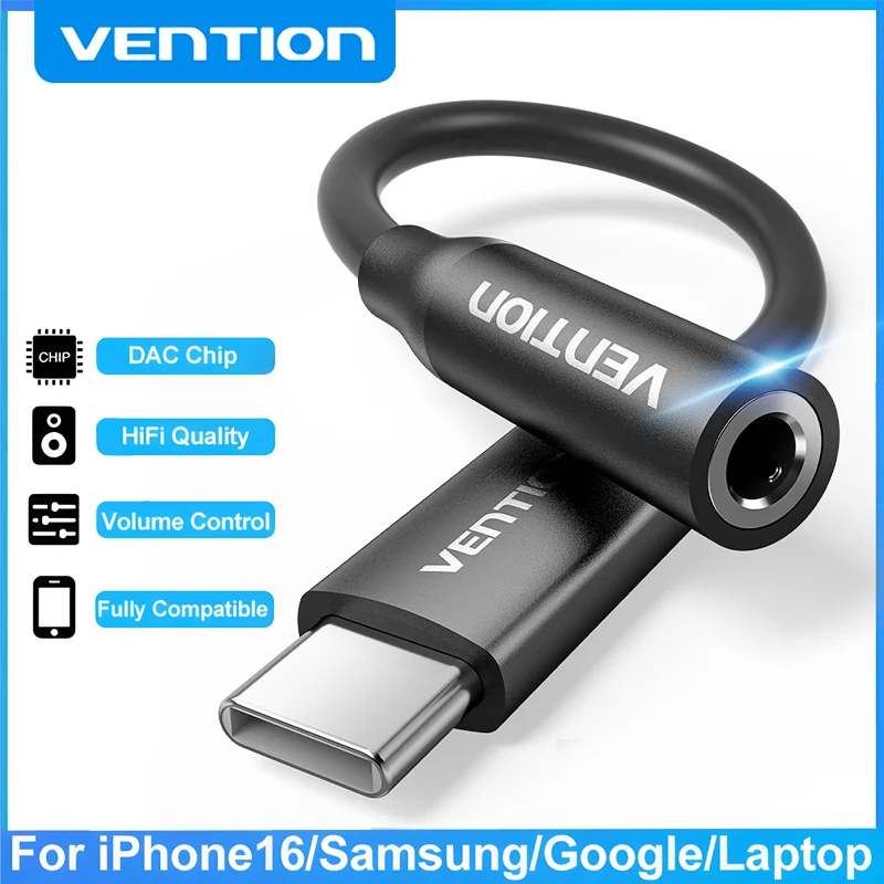 USB Type C to 3.5mm Audio Adapter