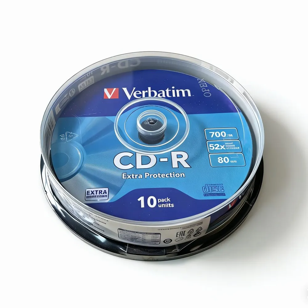 أقراص CD-R فارغة من Verbatim 80 دقيقة