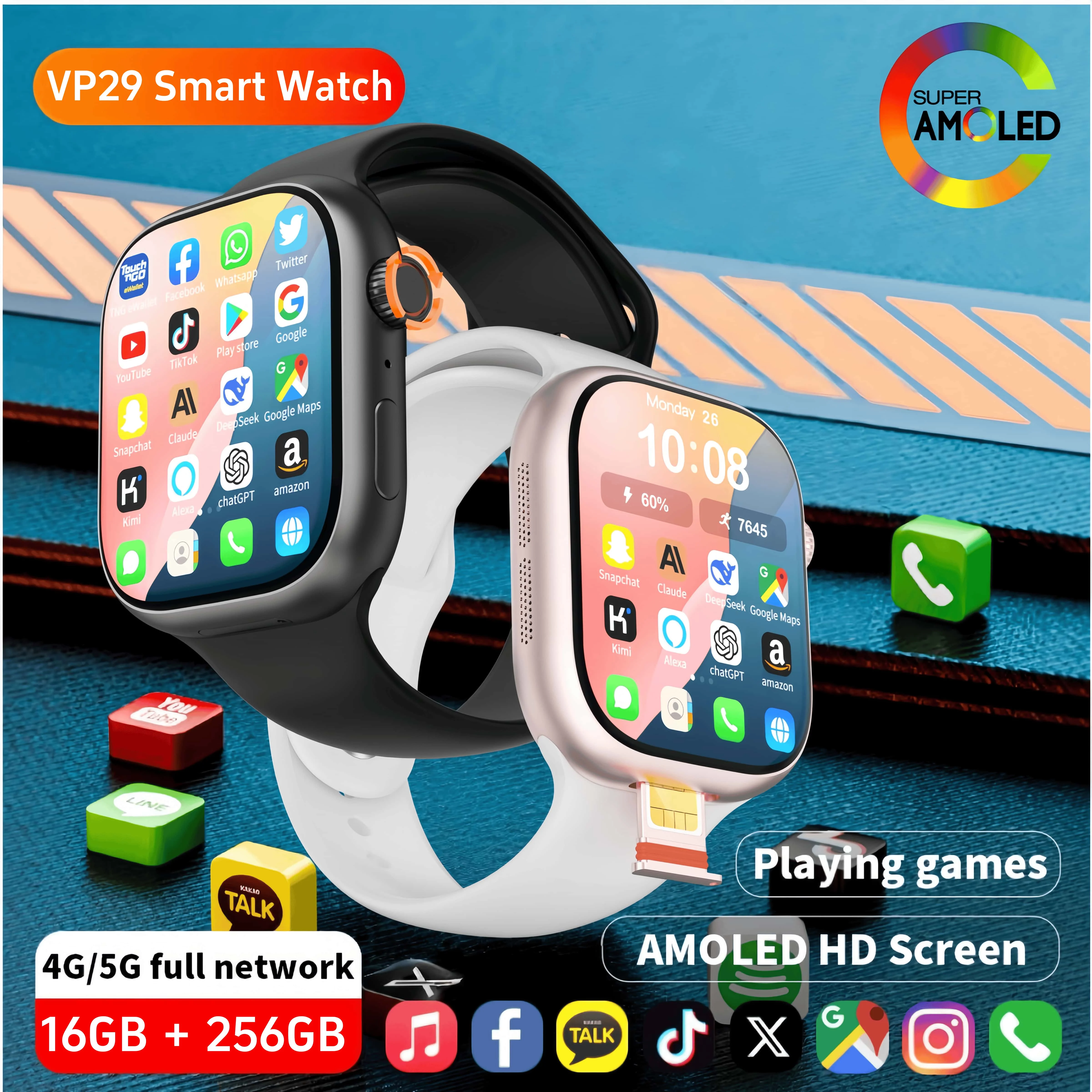 VP29 Smartwatch with 4G and GPS
