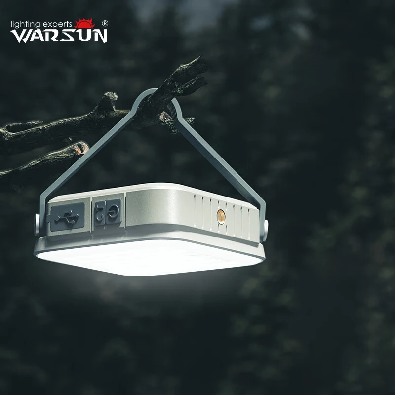 مصابيح التخييم Warsun SMD القابلة لإعادة الشحن