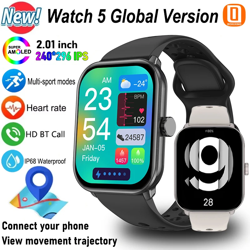 Watch 5 Global Smartwatch with AMOLED Display
