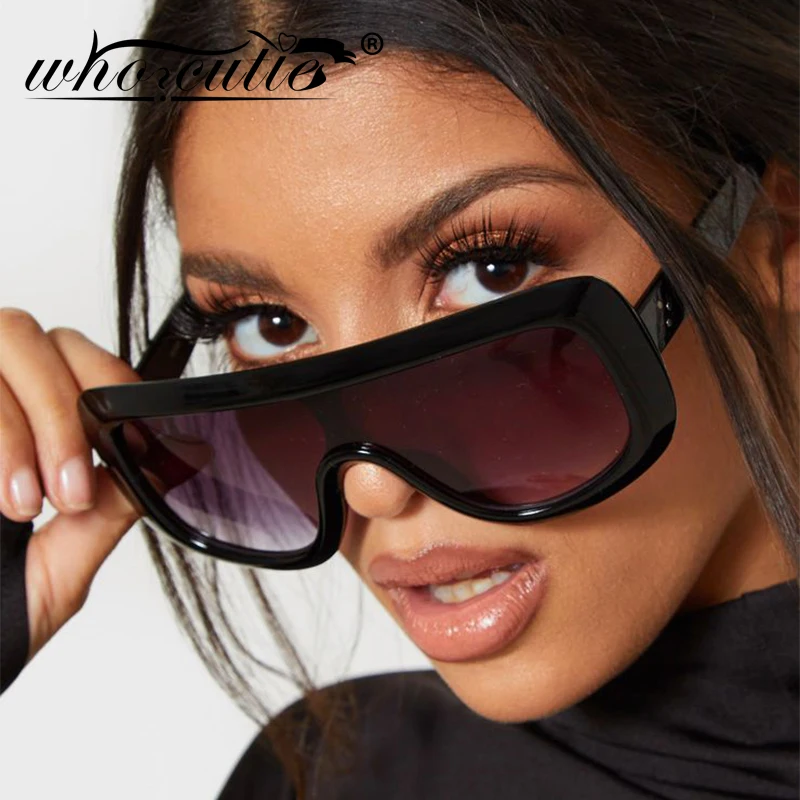 Oversized Women’s Designer Shield Sunglasses