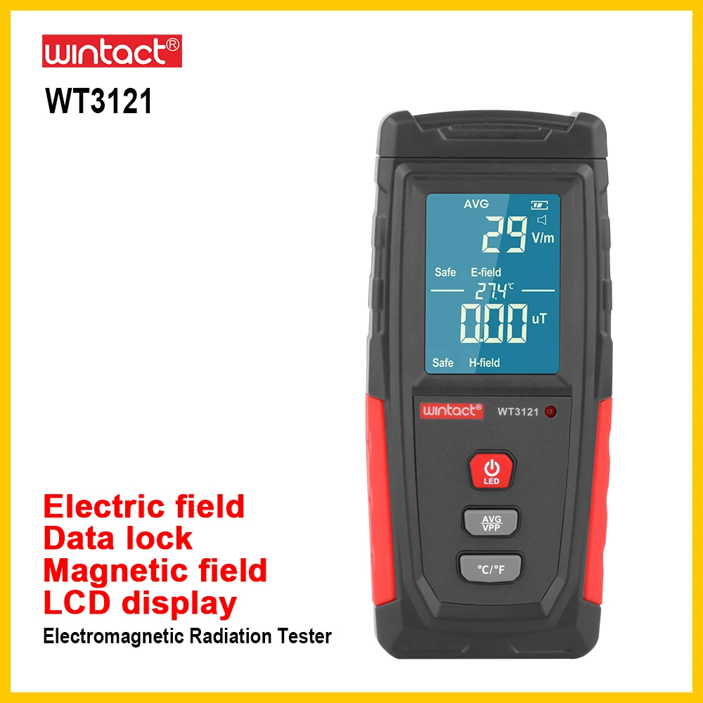 Portable EMF Radiation Detector Tester