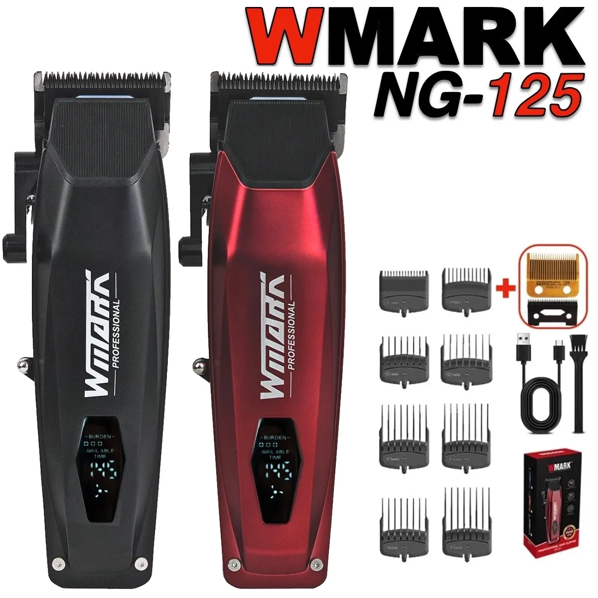 مقص شعر كهربائي محترف WMARK NG-125
