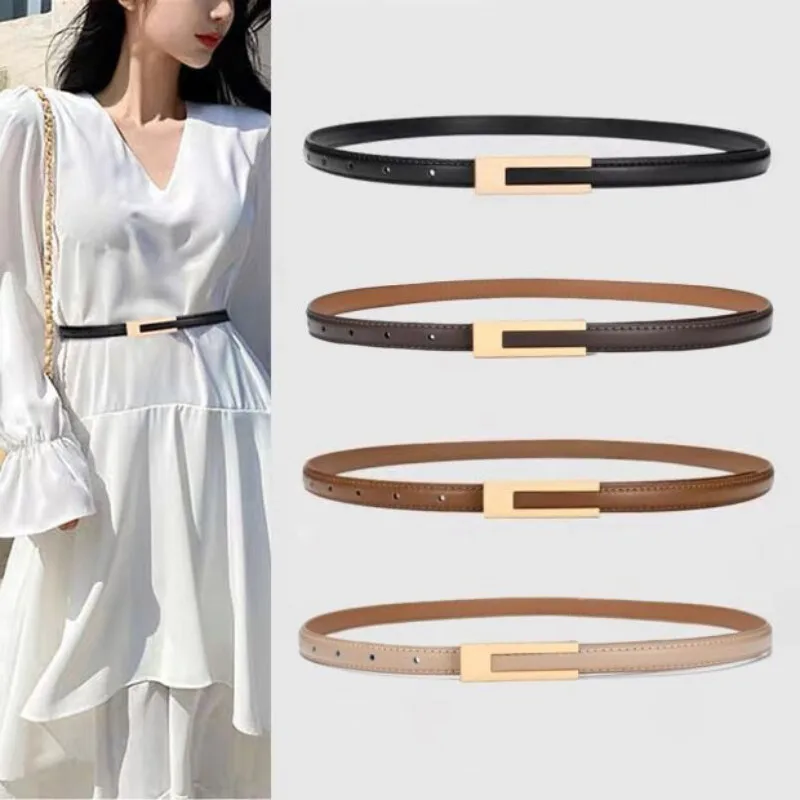 Korean Fashion Women’s Adjustable PU Leather Belt