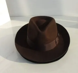 Unisex Wool Fedora Trilby Hat