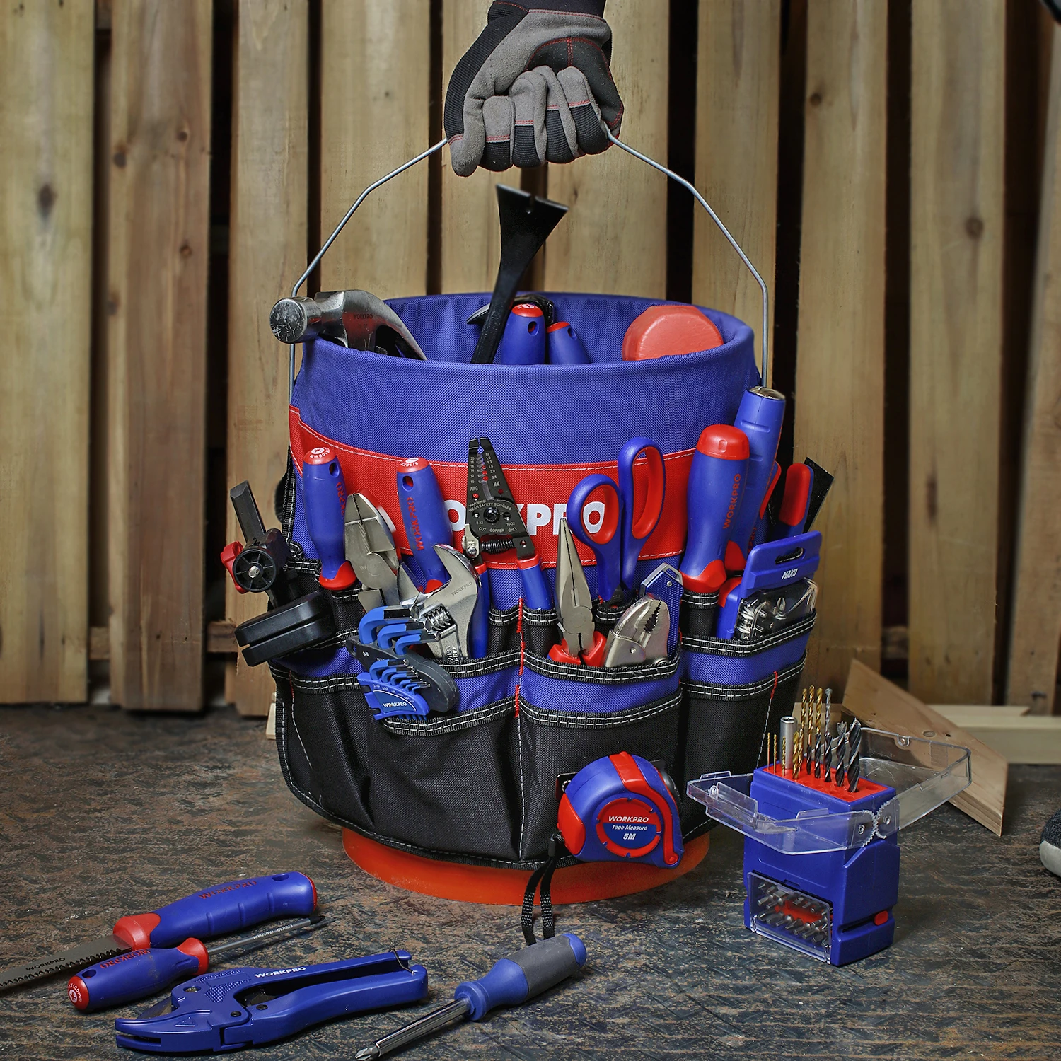 WORKPRO 5 Gallon Bucket Tool Organizer