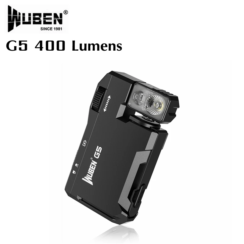 مصباح WUBEN G5 جيب محمول بتقنية 400 لومن