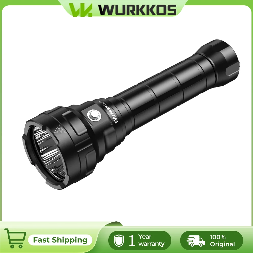 مصباح غوص Wurkkos DL70 فائق السطوع