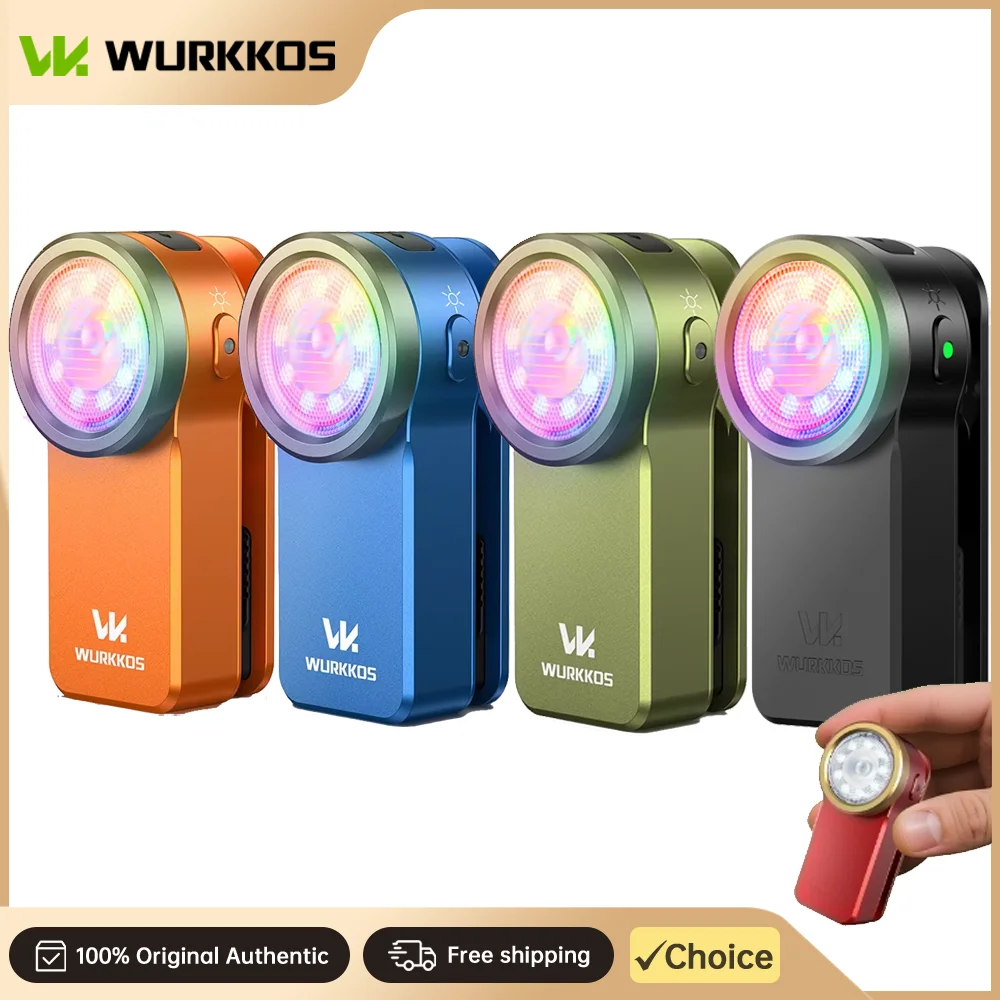 مشبك ضوء Wurkkos HD03 القابل للشحن