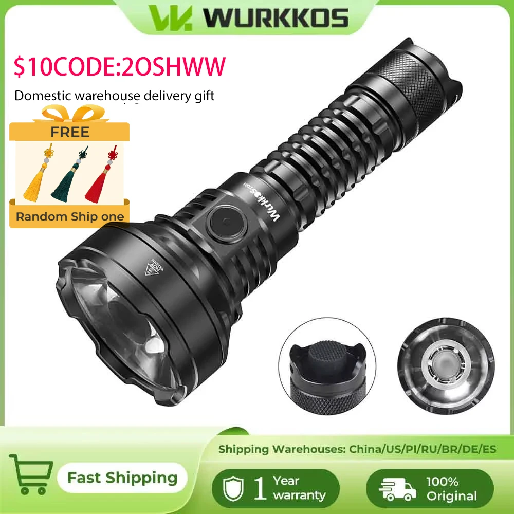 مصباح يدوي تكتيكي Wurkkos LED