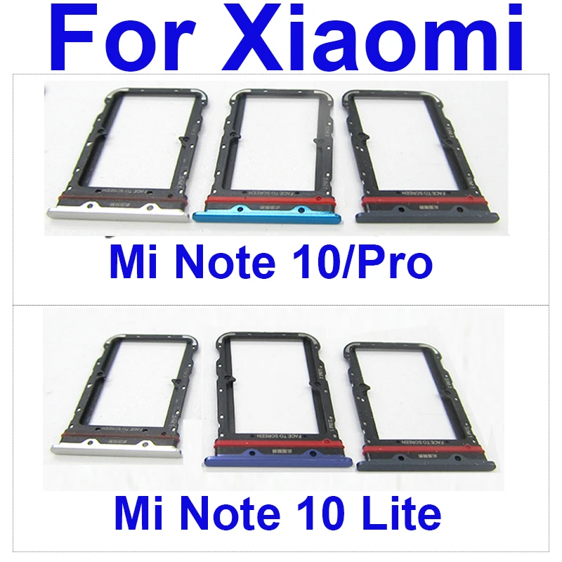 حامل بطاقة الذاكرة لهاتف Xiaomi Mi Note 10