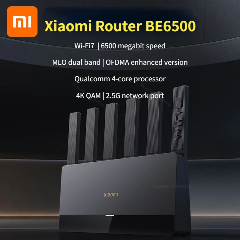 جهاز توجيه Xiaomi BE6500 Wi-Fi 7