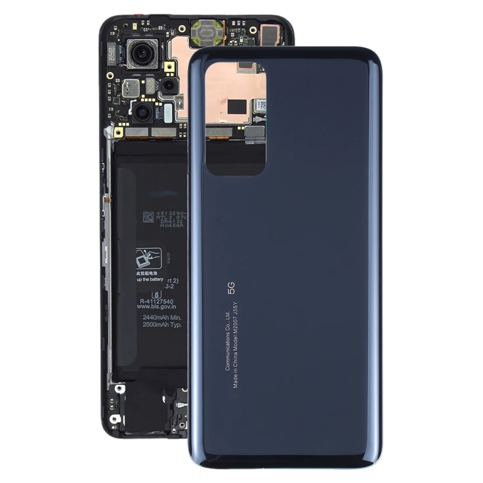غطاء خلفي زجاجي لهاتف Xiaomi Mi 10T