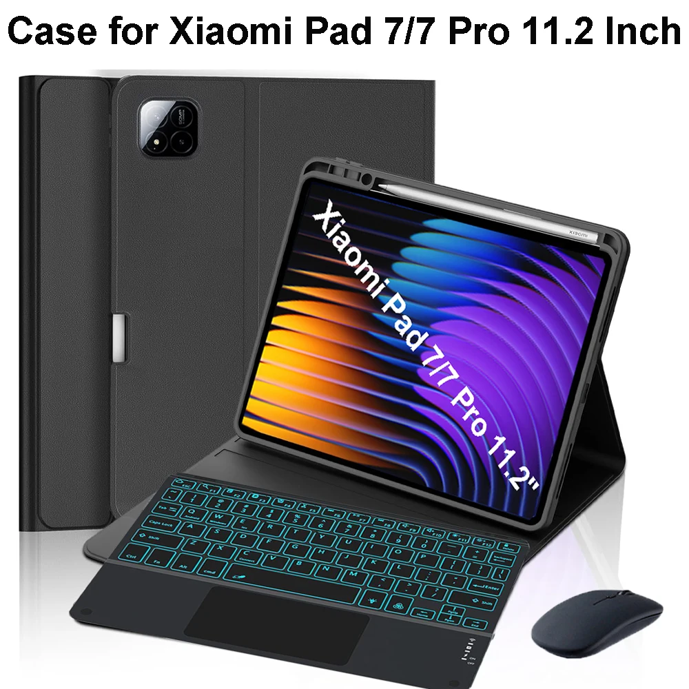حافظة هاتف Xiaomi Pad 7 مع لوحة مفاتيح