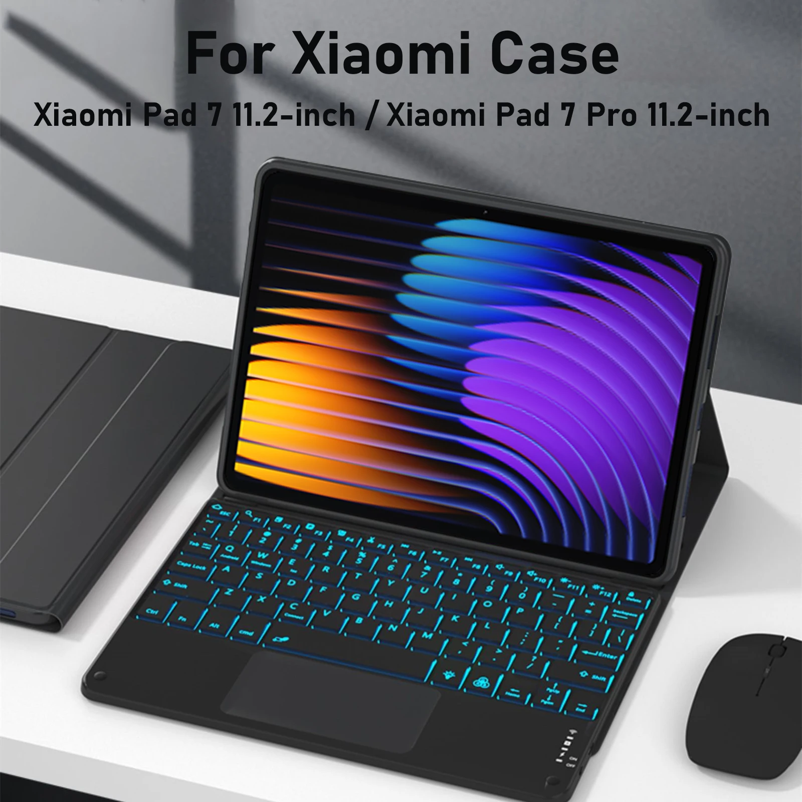 حافظة وهاتف Xiaomi Pad 7 بغطاء لوحة مفاتيح