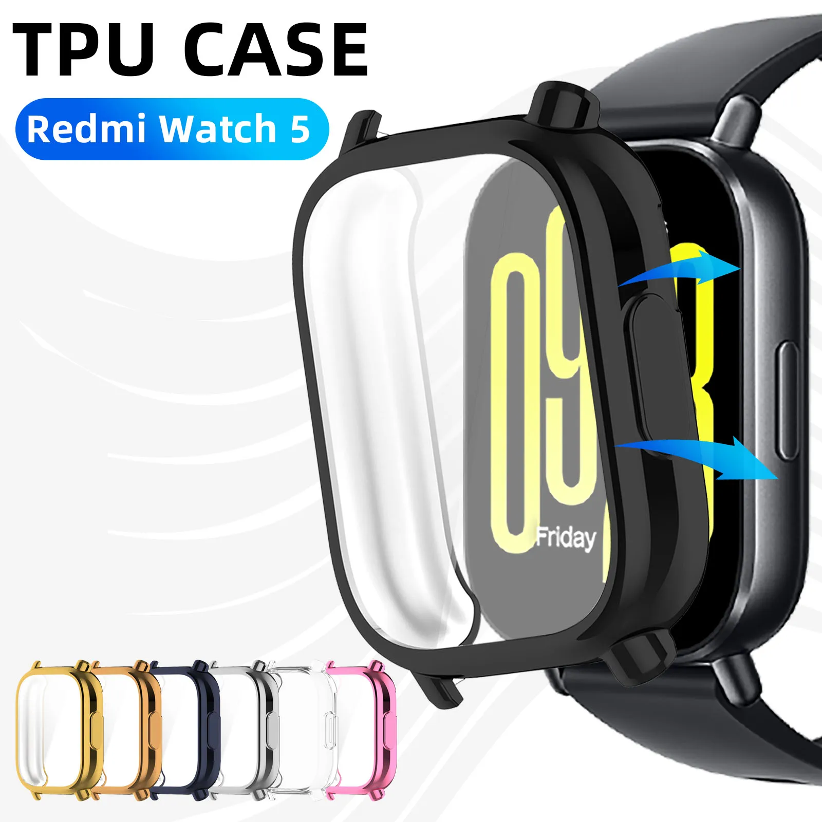 حافظة حماية لهاتف Xiaomi Redmi Watch 5