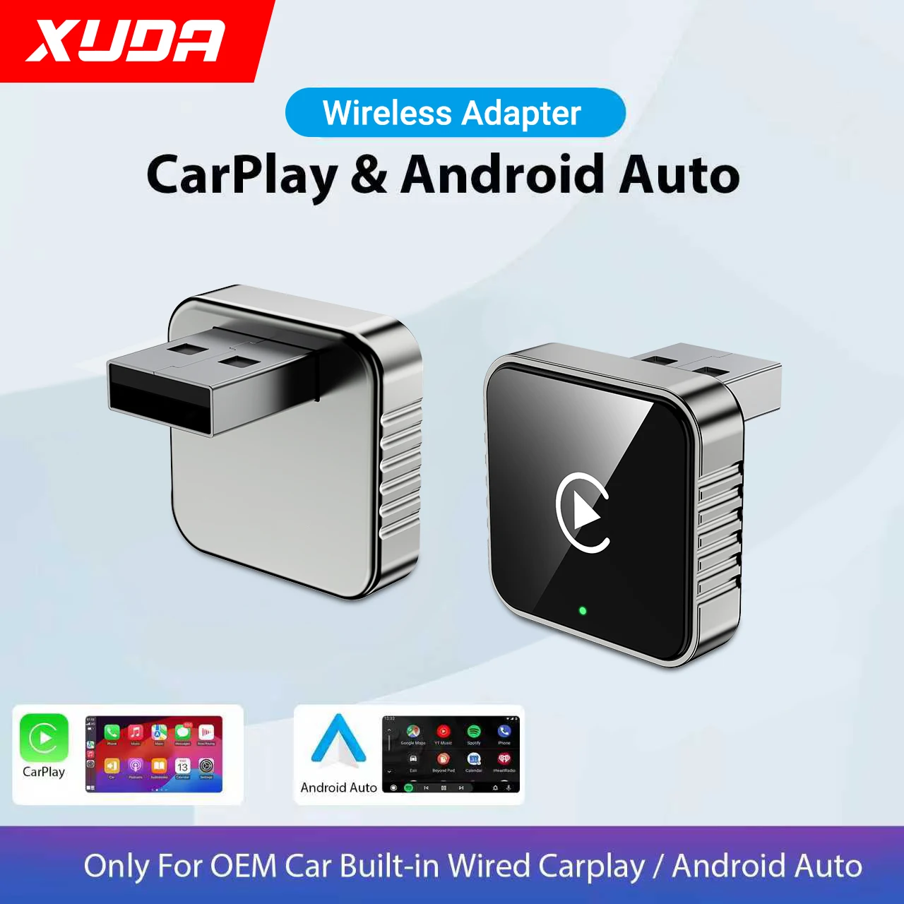 محول XUDA 2 في 1 للسيارات