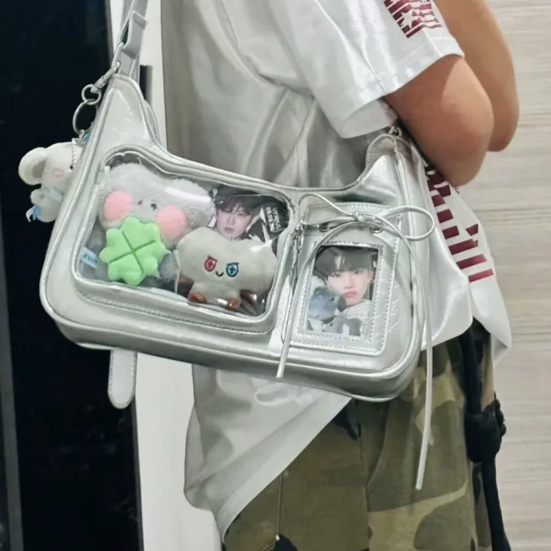 Harajuku Transparent Crossbody Shoulder Bag