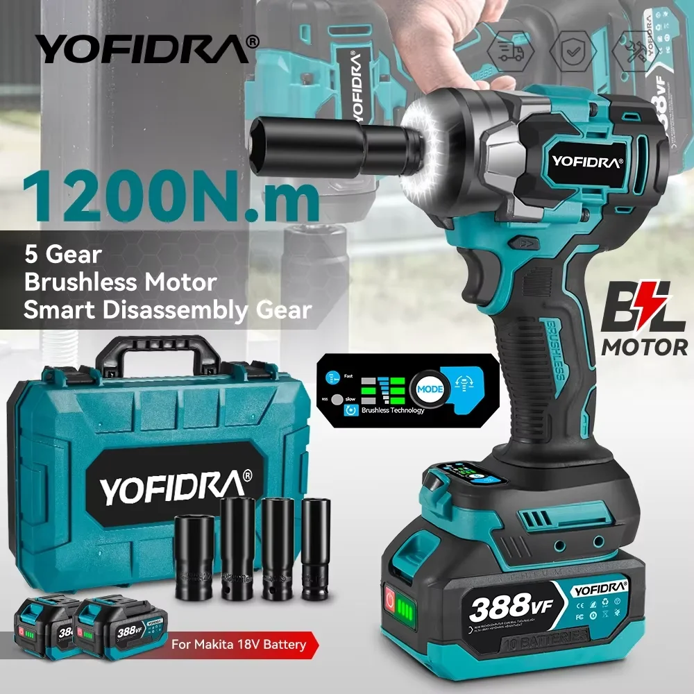 مفتاح ربط كهربائي YOFIDRA 1200N.m