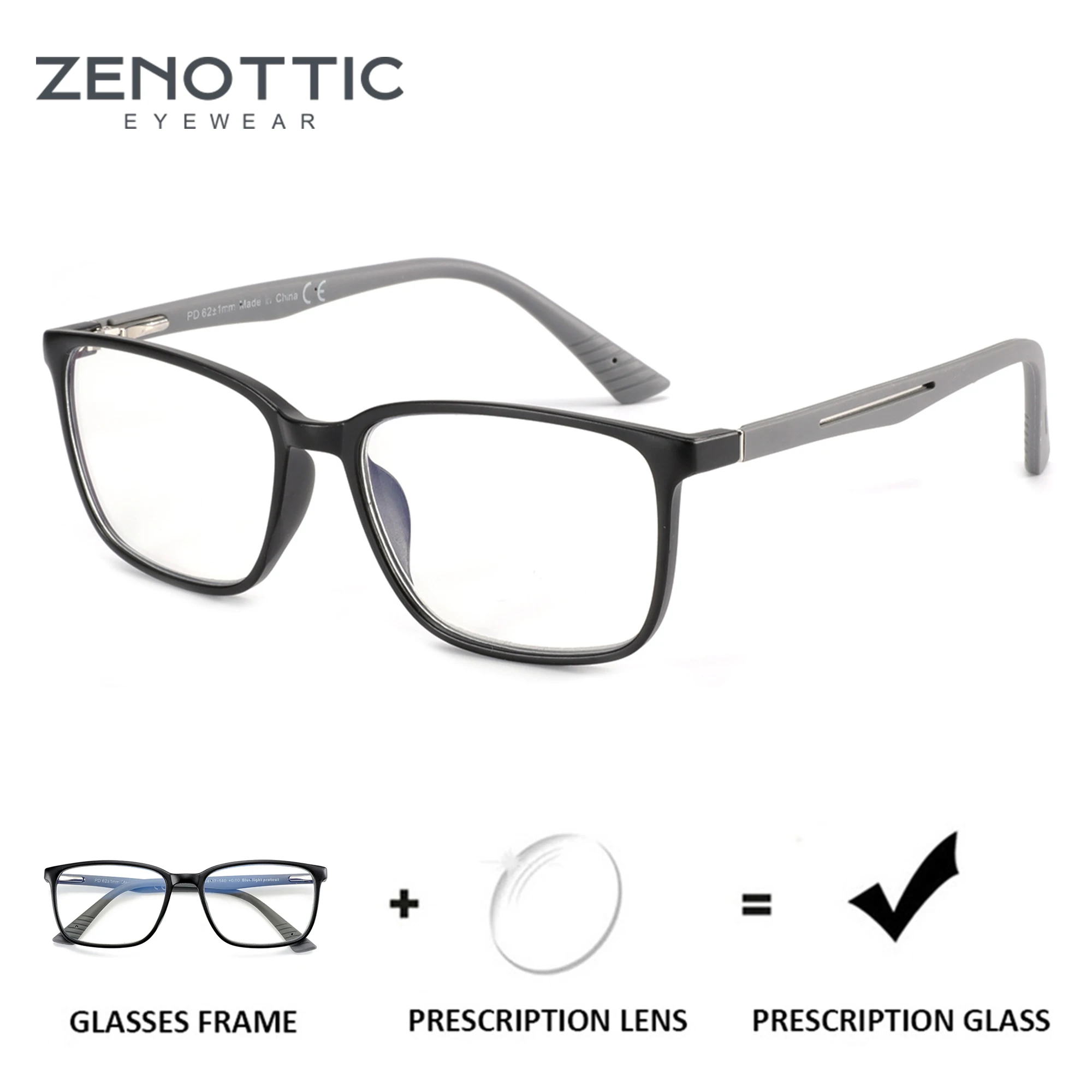 ZENOTTIC Ultra Light Prescription Glasses
