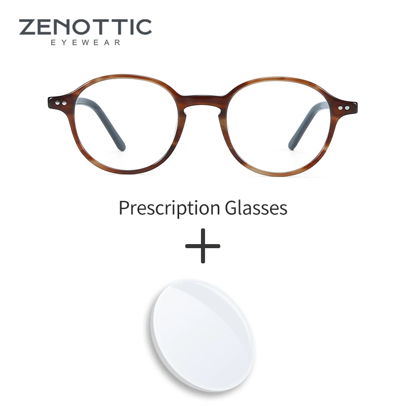 Retro Round Anti-Blue-Ray Eyeglasses