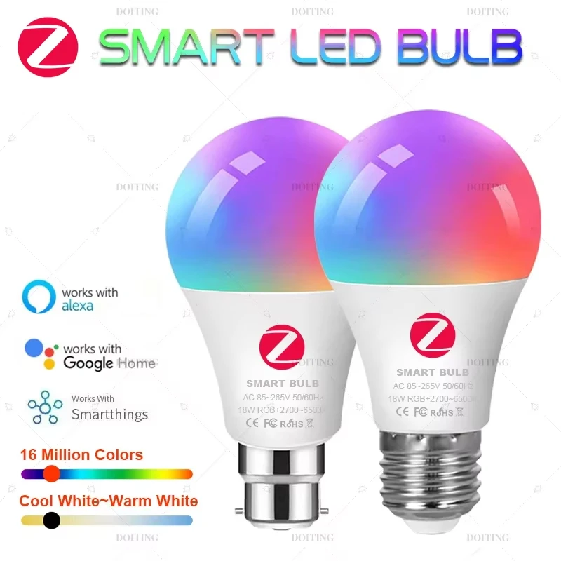 لمبة Led ذكية Zigbee 3.0 E27 B22