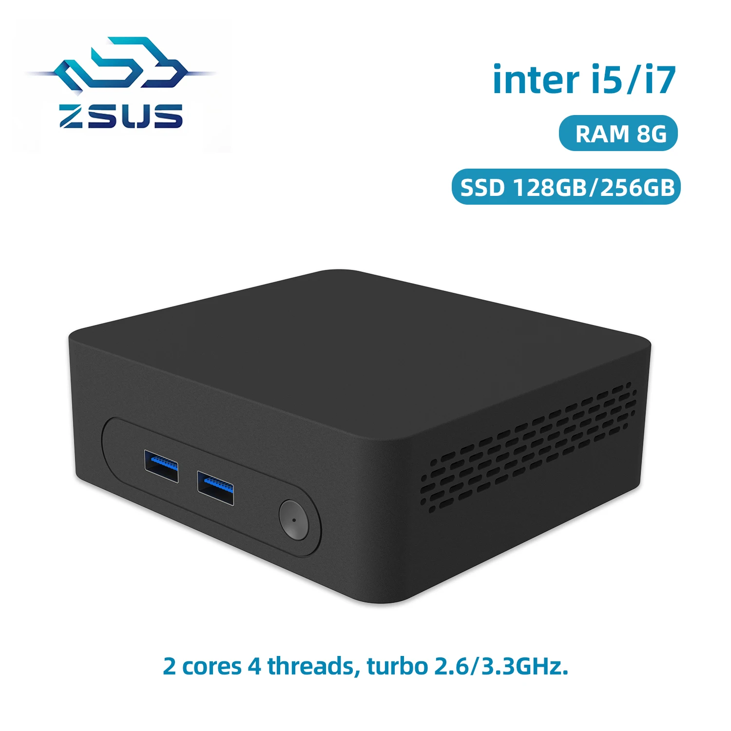 كمبيوتر ZSUS i5 i7 صغير وأنيق للألعاب