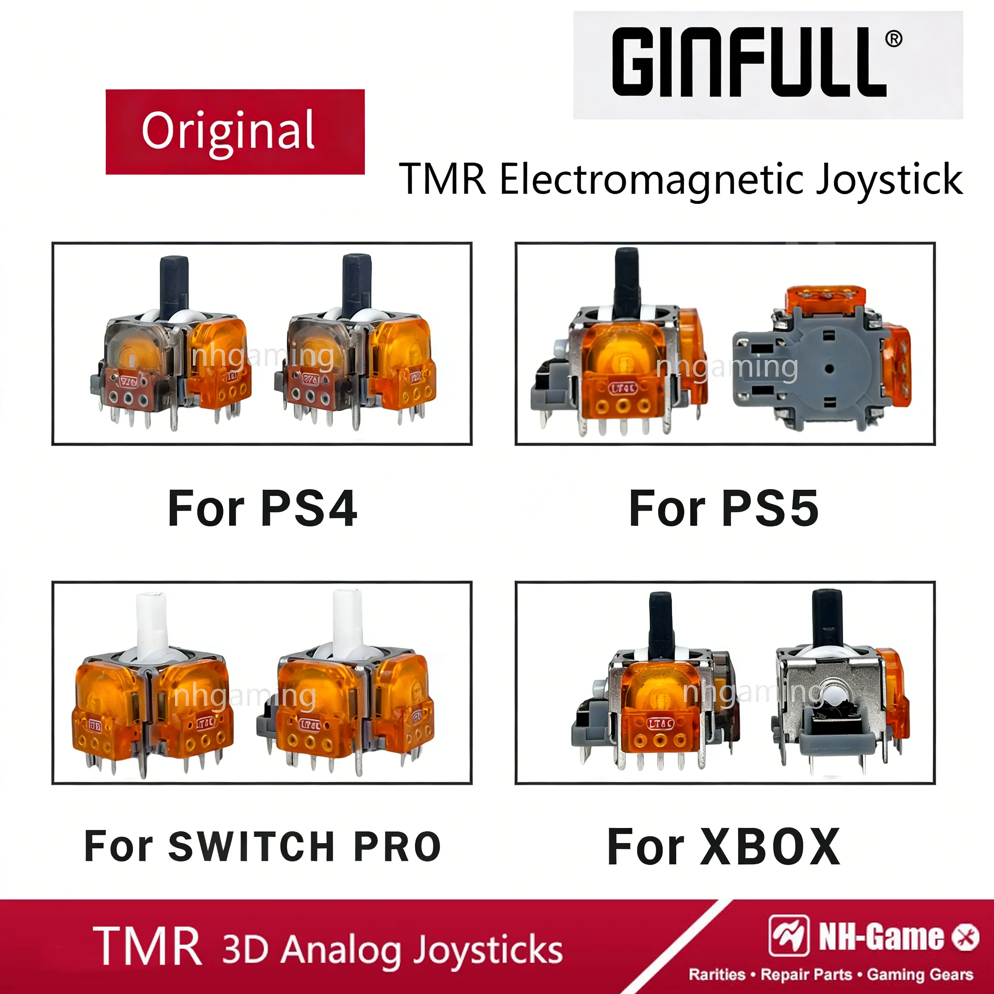 10PCS Electromagnetic Joystick for Game Controllers