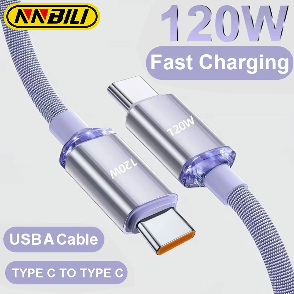 120W Fast Charging USB C Cable