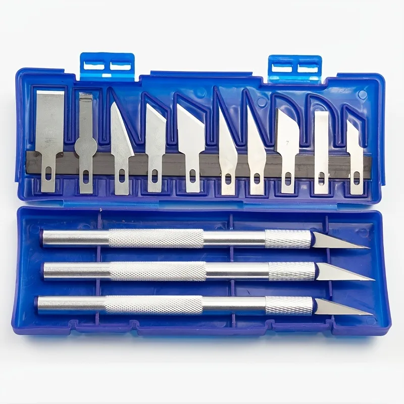 13-Piece Aluminum Alloy Carving Knife Set