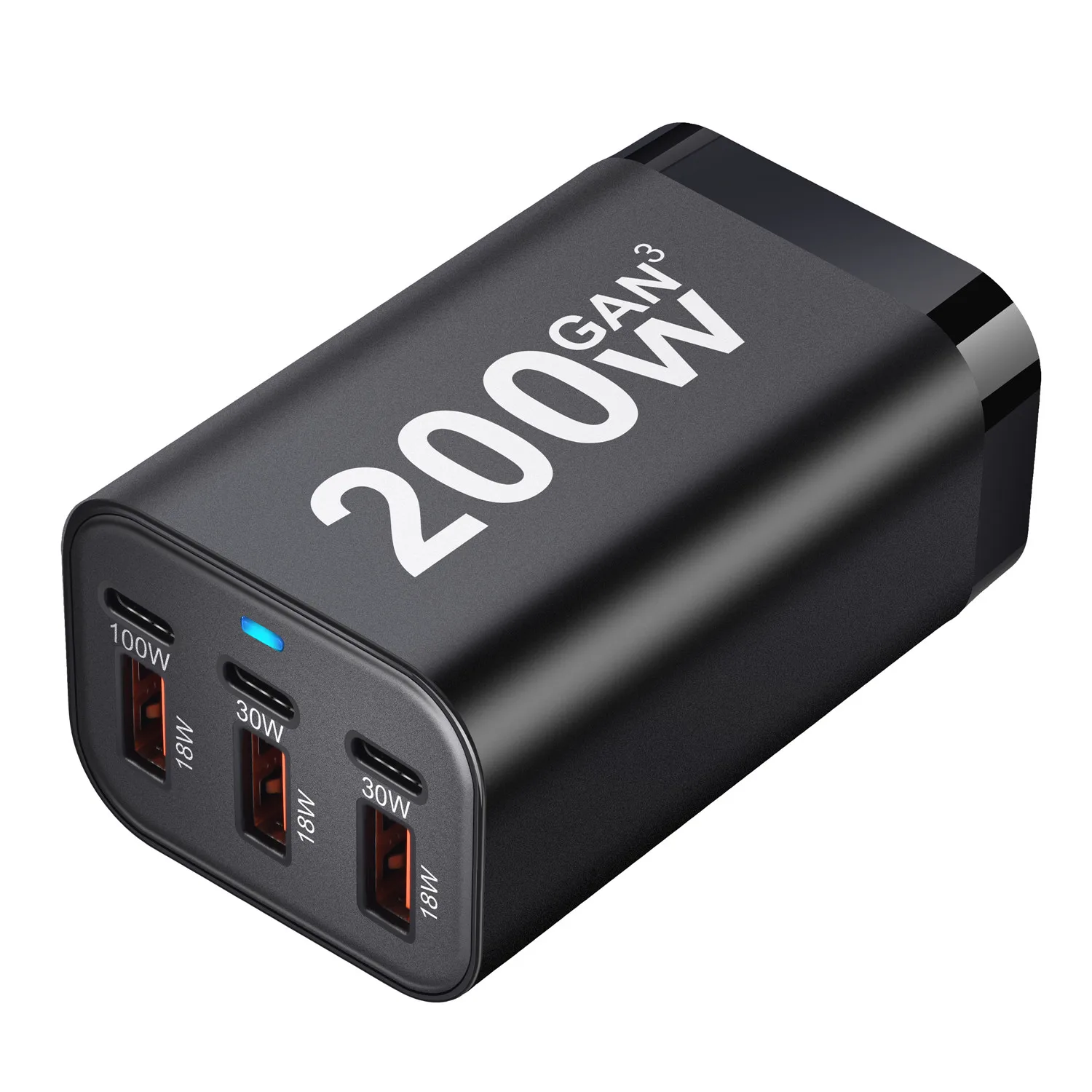 200W USB C Fast GaN Charger Adapter