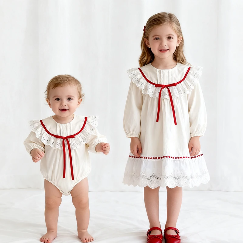 2025 Autumn Girls Party Dress 2-7 Years