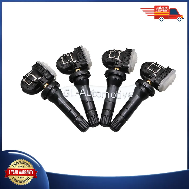 مستشعر ضغط الإطارات فورد (4 قطع) EV6T-1A180-CB بتردد 433MHz