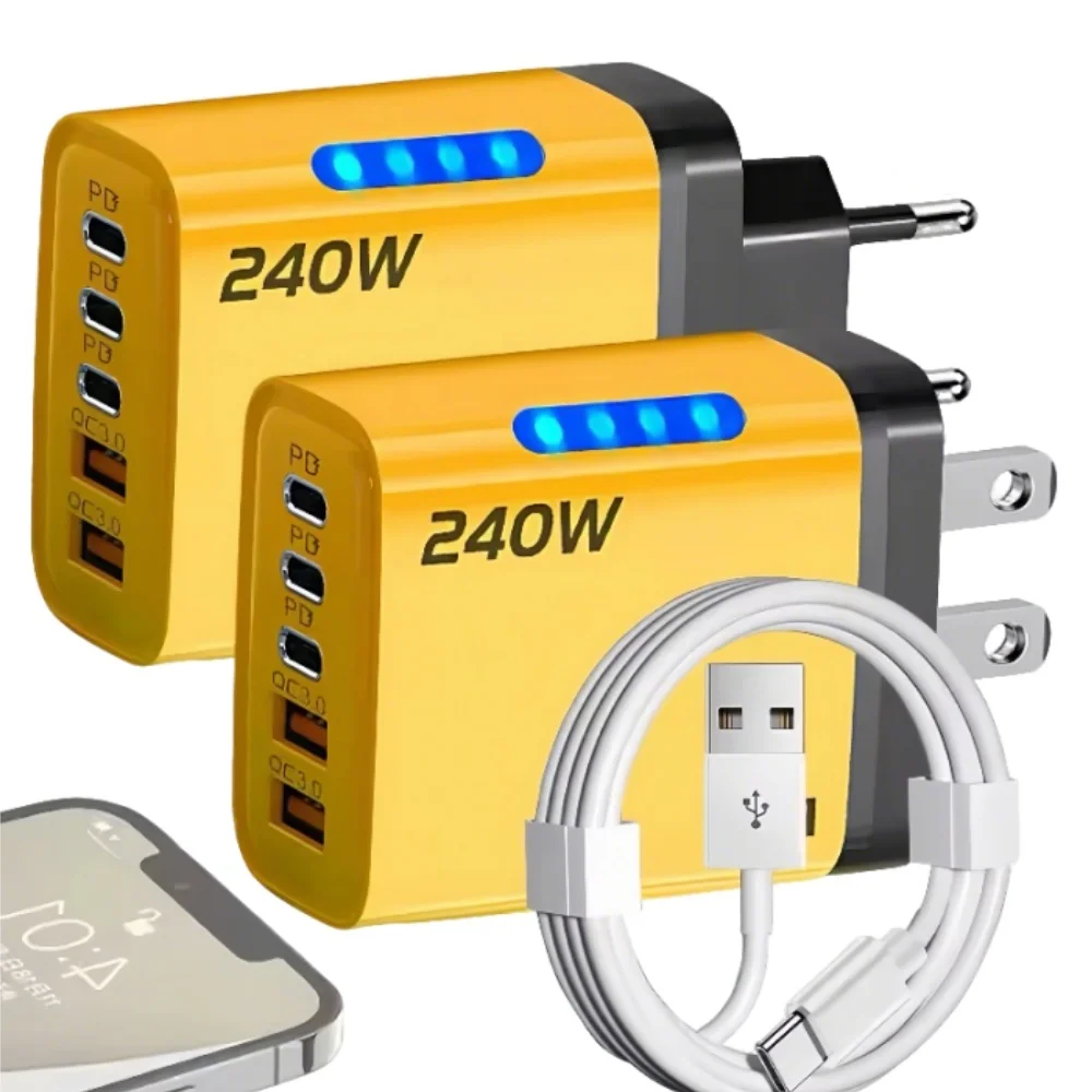 5 in 1 GaN Desktop Charger 240W