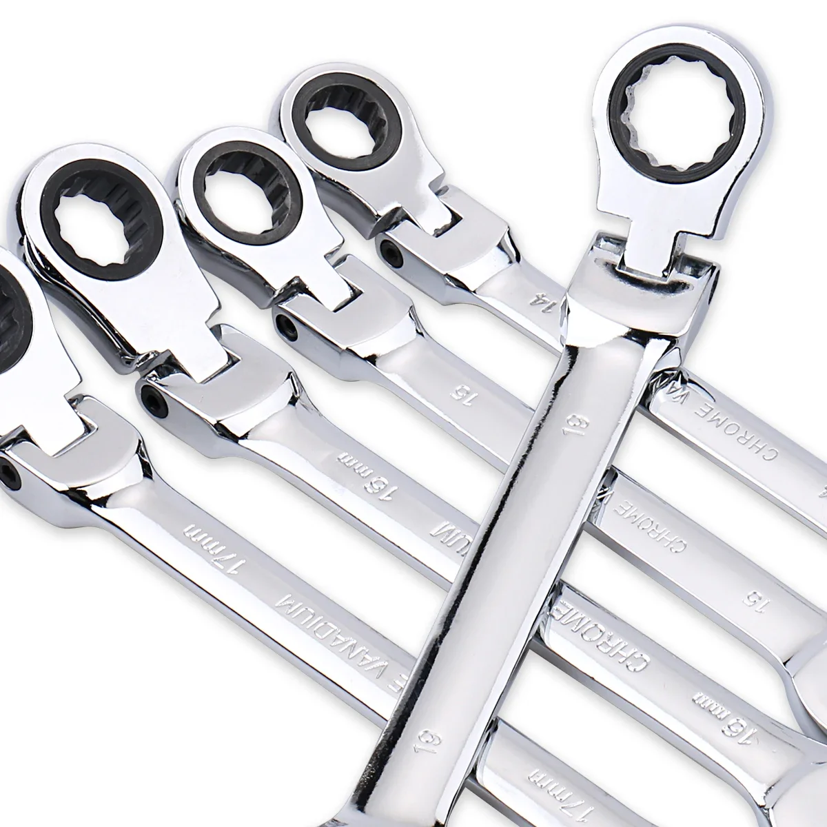 72-Tooth Ratchet Wrench and Spanner Set