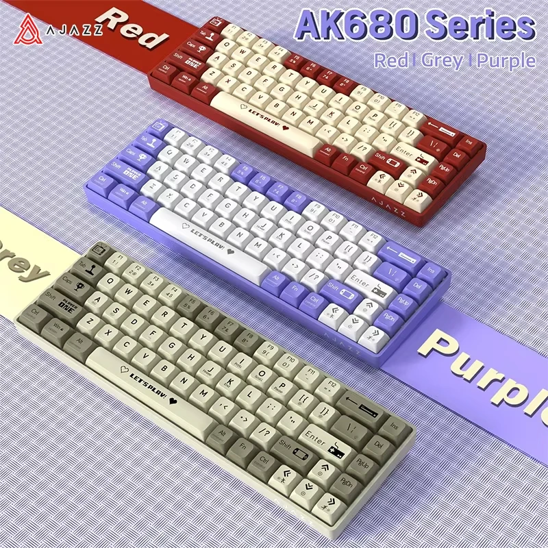 لوحة مفاتيح ميكانيكية AJAZZ AK680 للألعاب
