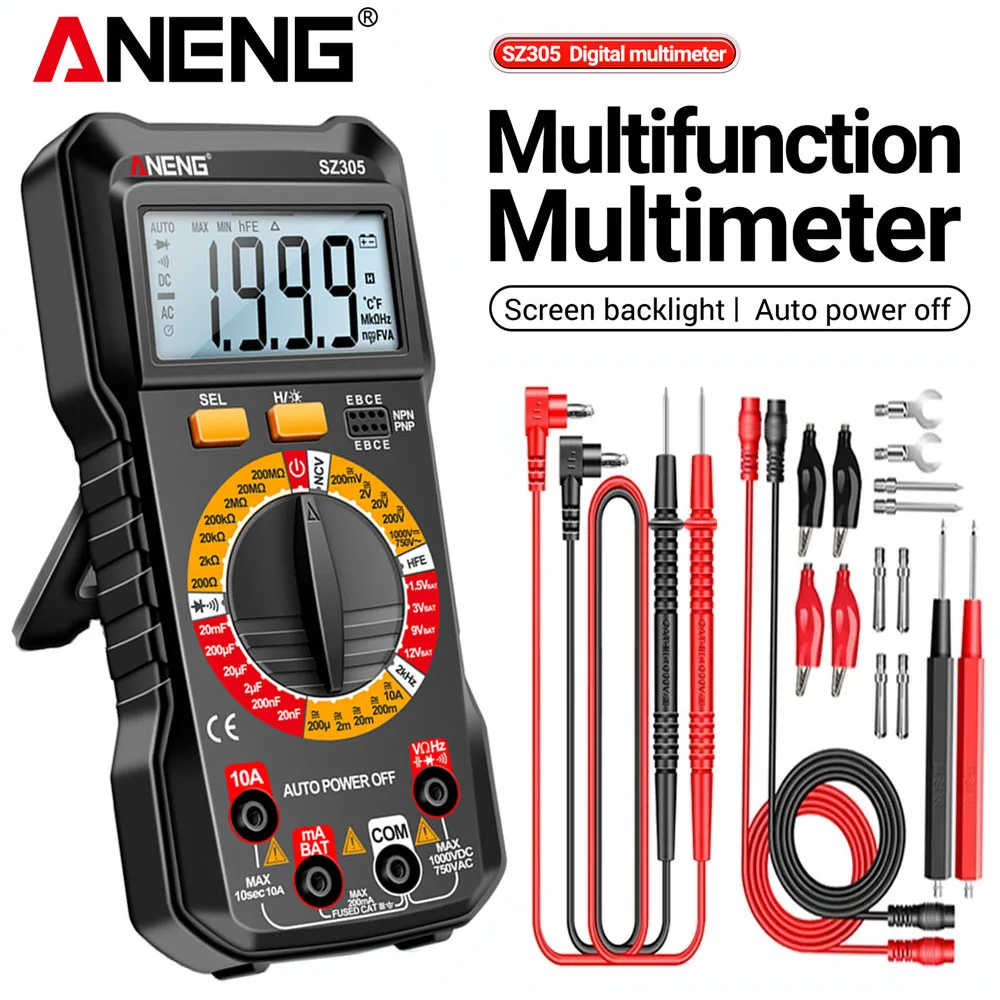 ANENG Multifunction Digital Multimeter Tool