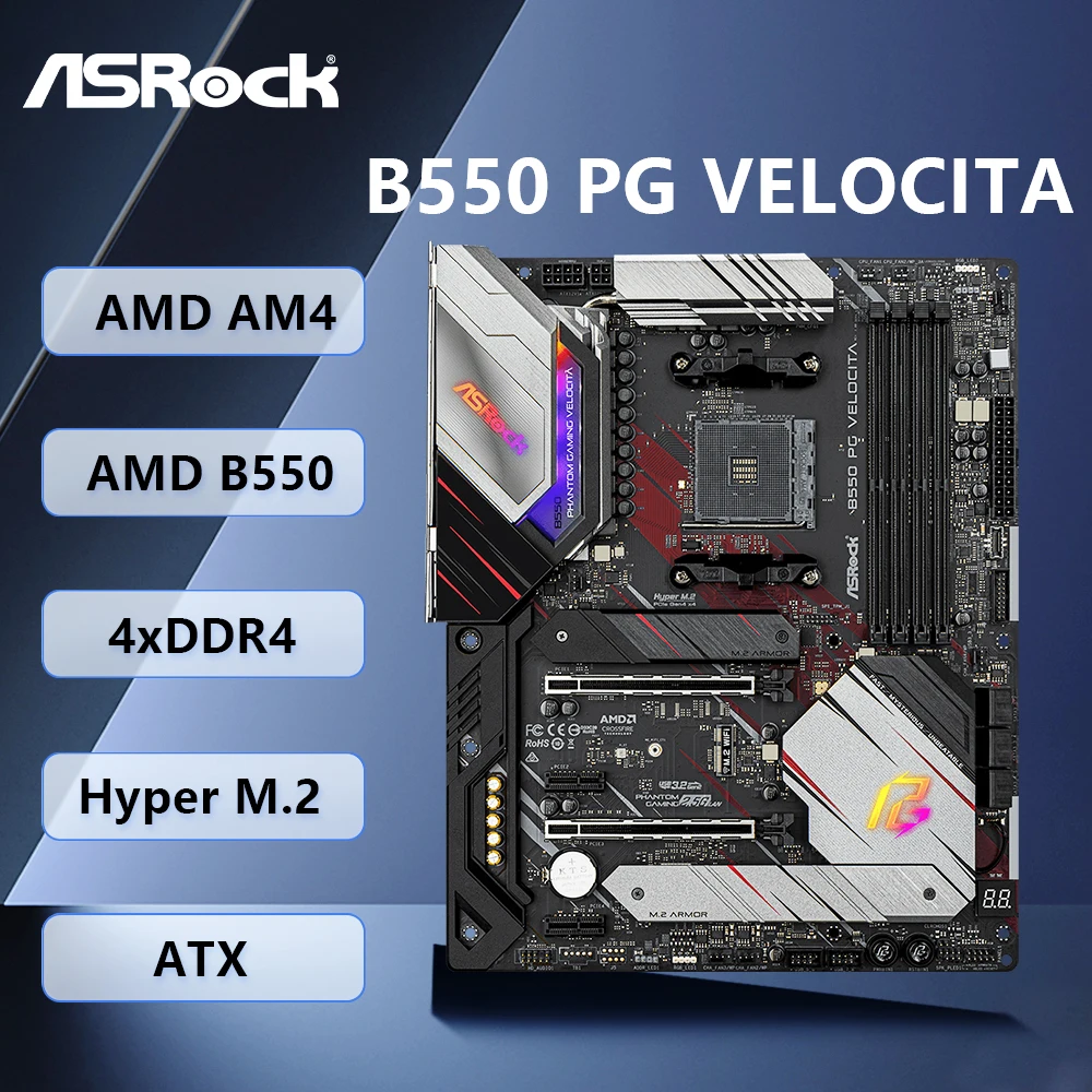 لوحة أم ASROCK B550 PG VELOCITA