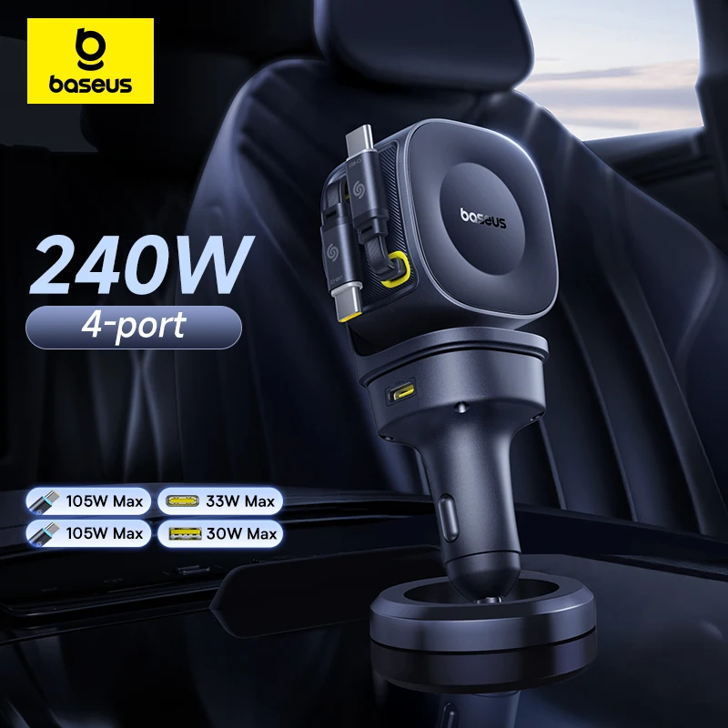 Baseus 240W Fast Charging Car Charger