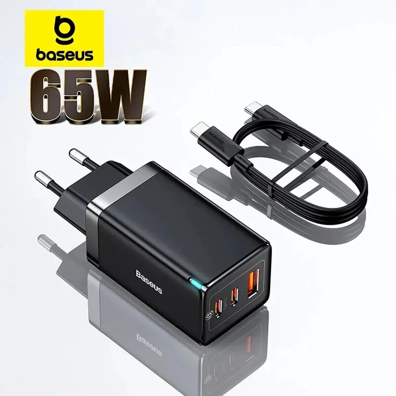 شاحن Baseus GaN 65 واط السريع
