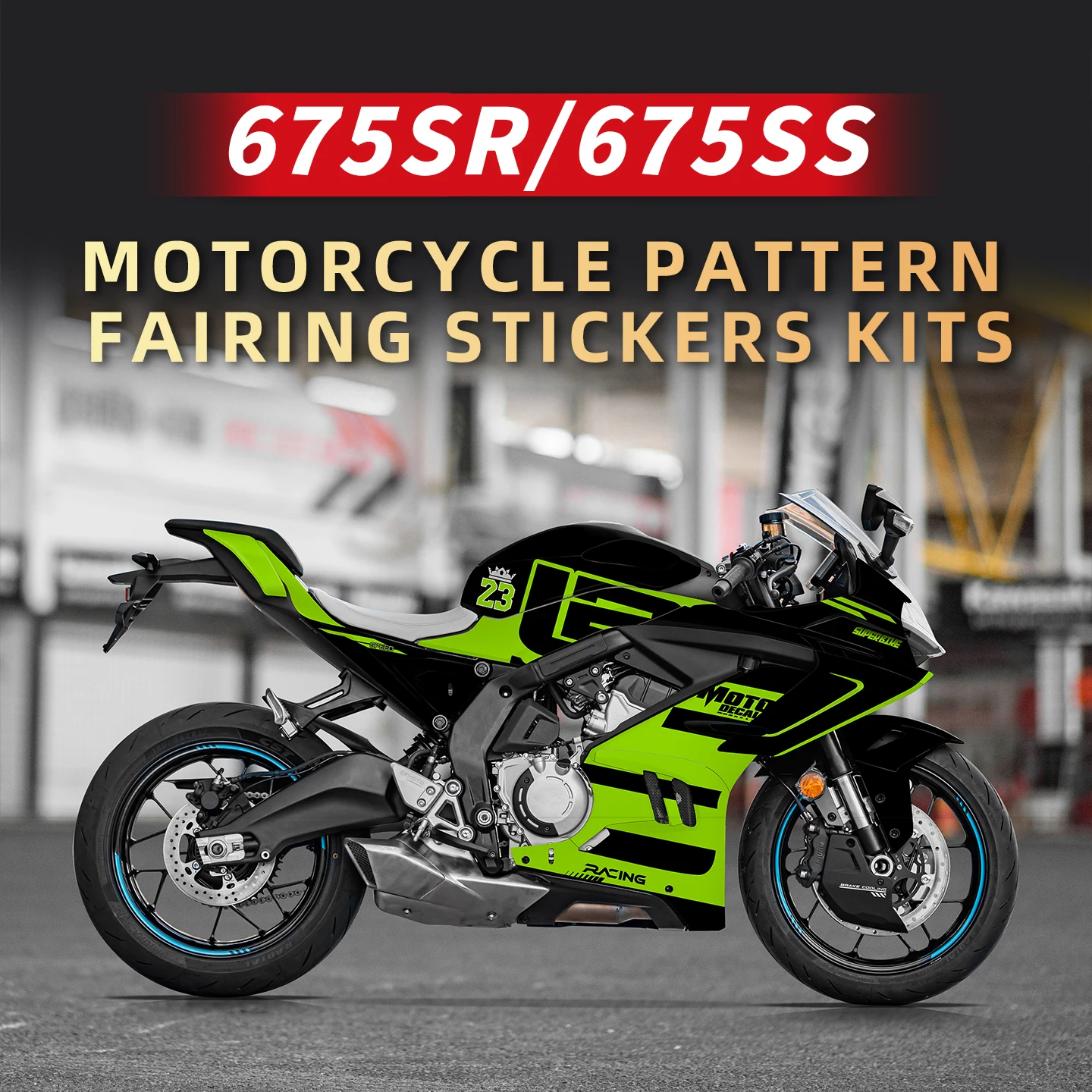 ملصقات دراجة نارية CFMOTO 675SR